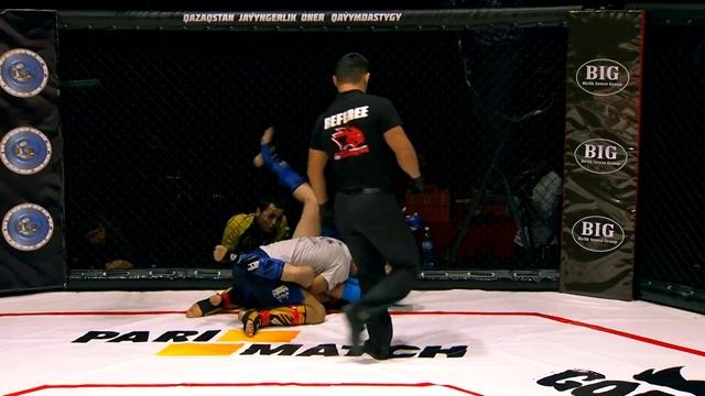 Финал V Кубка Казахстана по ММА. Мужчина до 61,2 кг смотреть онлайн