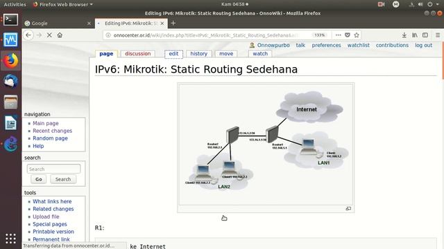 20190404 IPv6 ROUTING Mikrotik Statik Sederhana смотреть онлайн