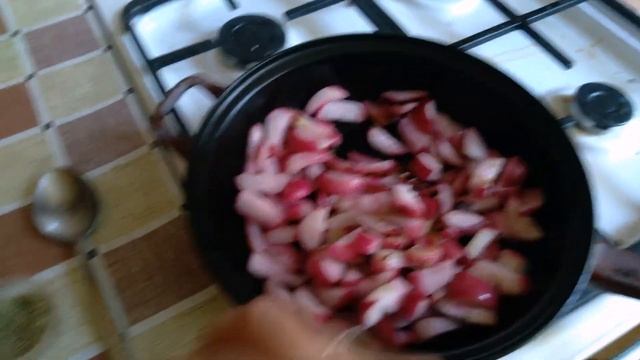 Редиска жареная. Необычный рецепт. смотреть онлайн