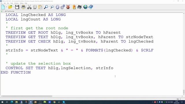 PowerBasic Windows Snippets - Checkboxes on TreeView controls Part 3 смотреть онлайн