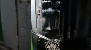 Очистка твердотопливного котла от нагара ч.1