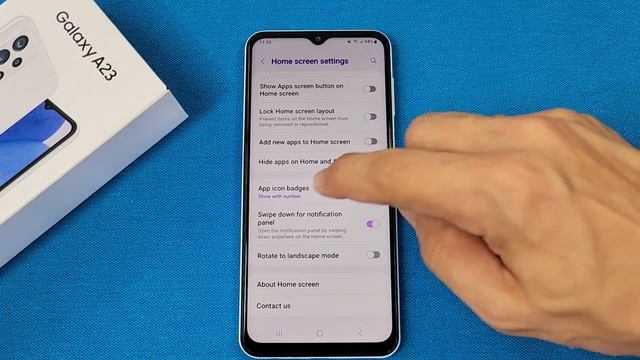 how to show app icon badges on Samsung Galaxy A23 - One UI 5 смотреть онлайн
