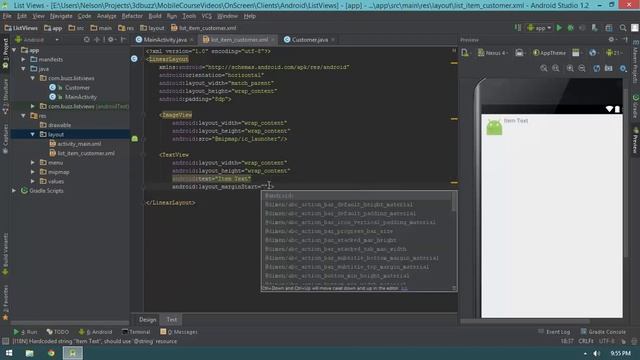 ? List Views: Custom Layouts • List Views in Android • Mobile App Development w/ Android • (Pt. 30) смотреть онлайн