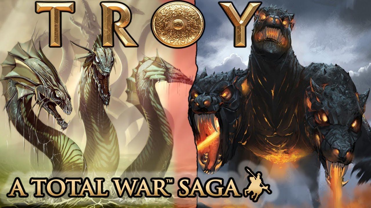 Цербер VS Гидра Total War Saga troy Mythos смотреть онлайн