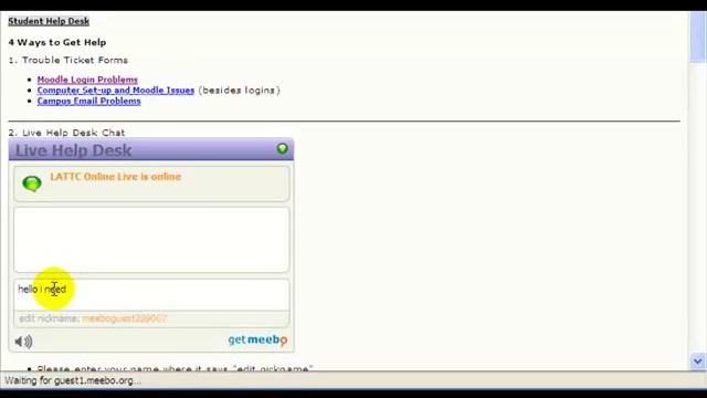 Moodle Help Desk смотреть онлайн