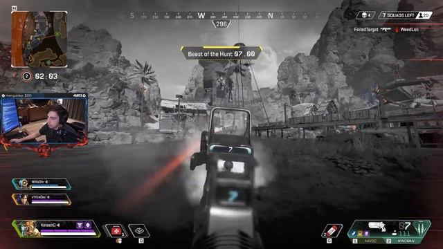 Shroud's new overlay | First game of the day triple win! | Apex Legends смотреть онлайн