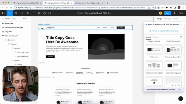 How To Save HOURS With The Figma To Webflow Plugin (2023 Full Tutorial) смотреть онлайн