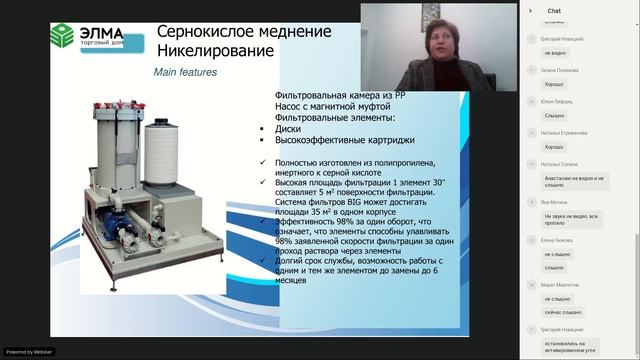 Онлайн-мероприятие по фильтрации гальванических растворов смотреть онлайн