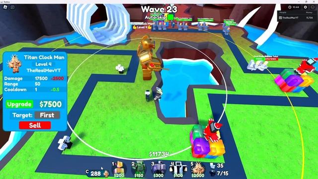 TITAN CLOCKMAN BREAKS ENDLESS MODE? (Toilet Tower Defense) смотреть онлайн