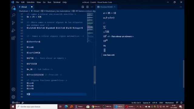 Markdown II (con operaciones matemáticas) смотреть онлайн