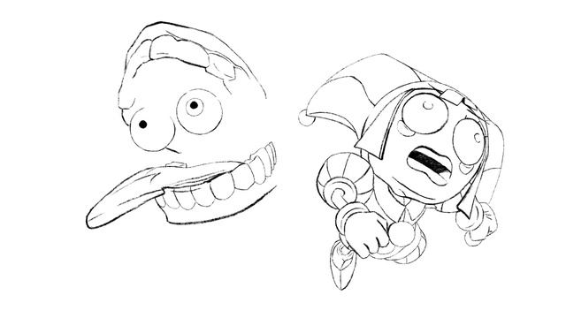 How to draw POMNI AND CAINE (The Amazing Digital Circus) смотреть онлайн