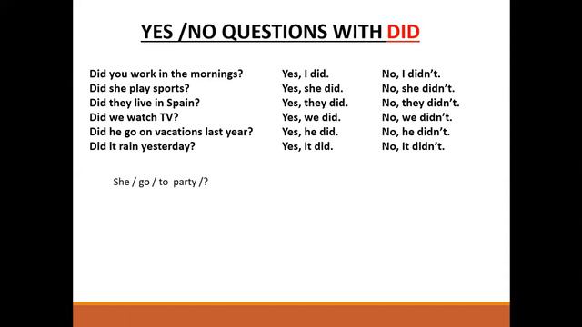 past simple negative and question form part 3 смотреть онлайн