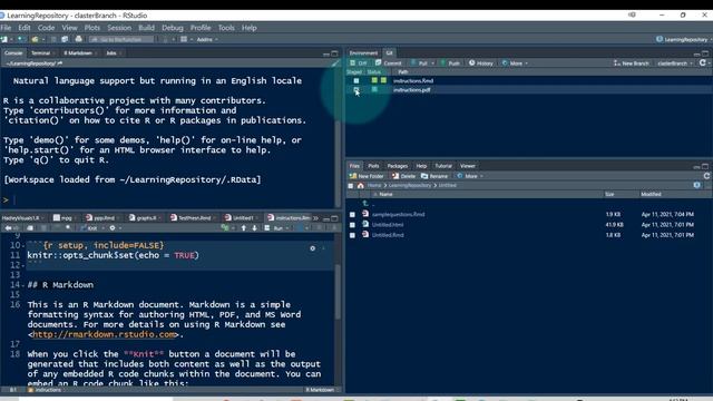 Branches on Github and RStudio смотреть онлайн