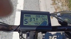 Как едет электровелосипед 500W 48v 26". Тест скорости.