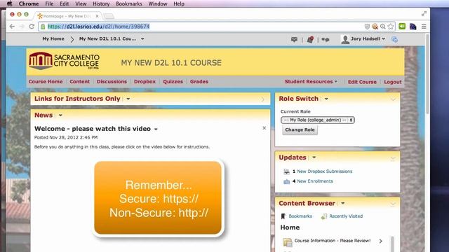 D2L Tip: Embedded Media & Mixed Content Warnings смотреть онлайн