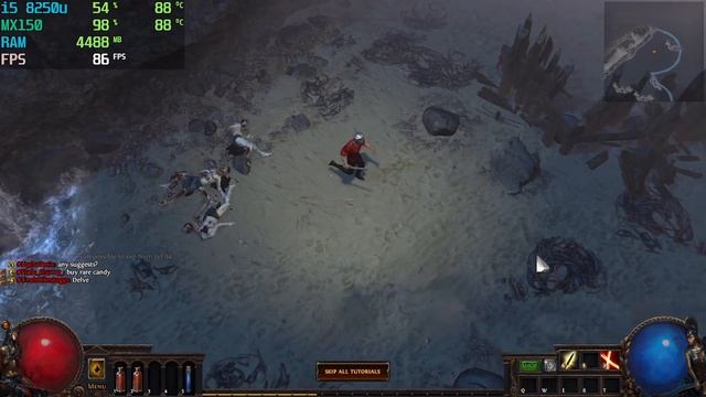 PATH OF EXILE | GeForce MX150 | i5 8250u | 8GB DDR4 | Acer Aspire 5 | Budget Gaming Laptop | смотреть онлайн
