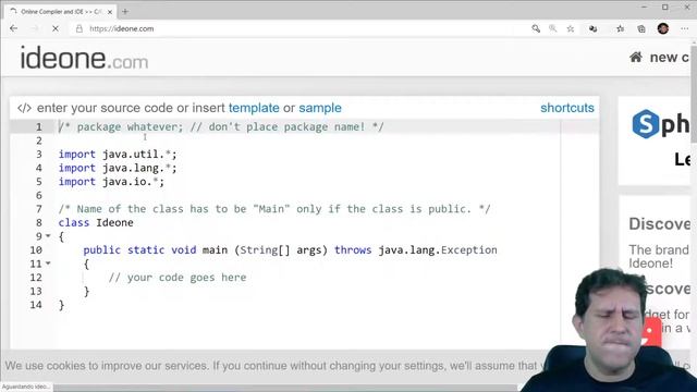 Compartilhamento de código do Netbeans usando o ideone.com смотреть онлайн