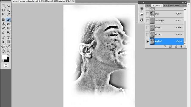 How to remove pimples from face in Adobe Photoshop CS5 смотреть онлайн