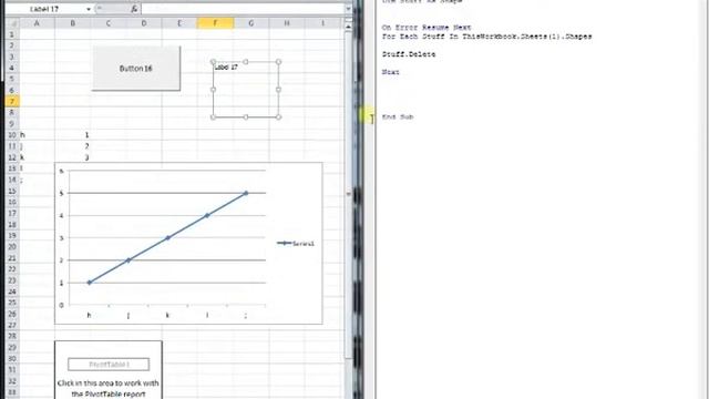 VBA - HOW TO: DELETE ALL OBJECTS IN EXCEL SHEET смотреть онлайн