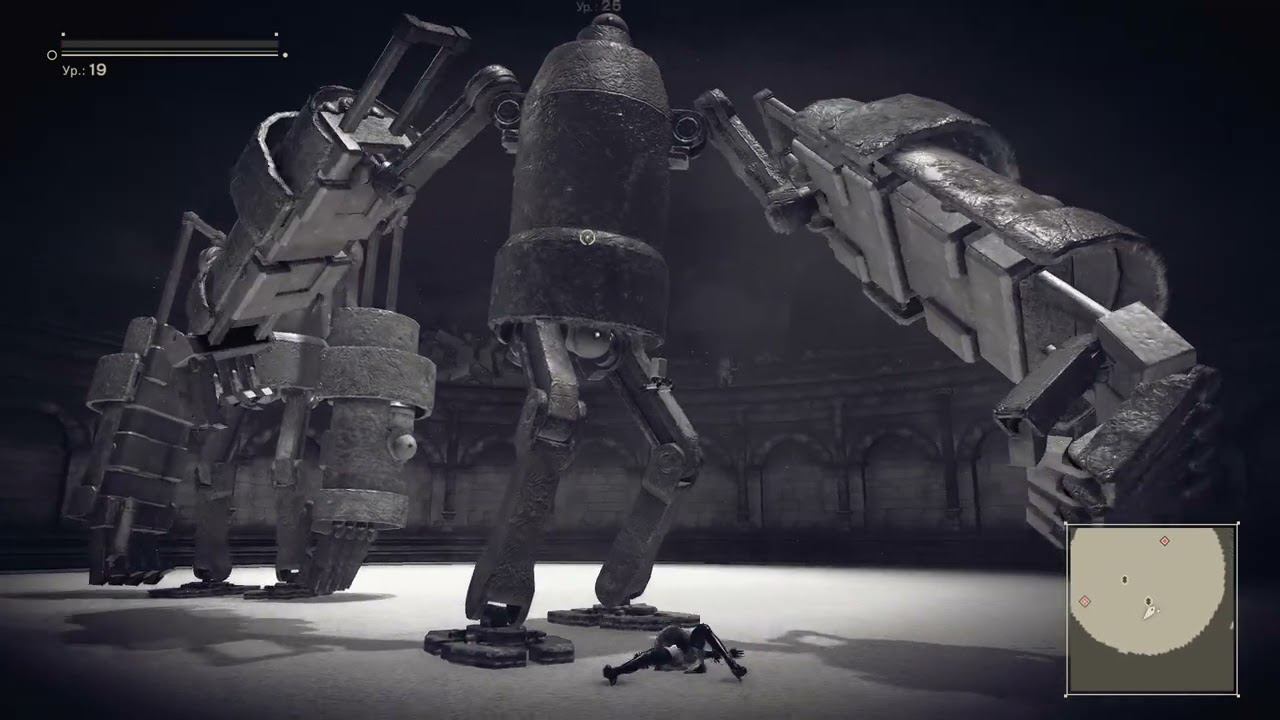 NieR: Automata [RUS, без комментариев]. Часть 9: Изучение машин.