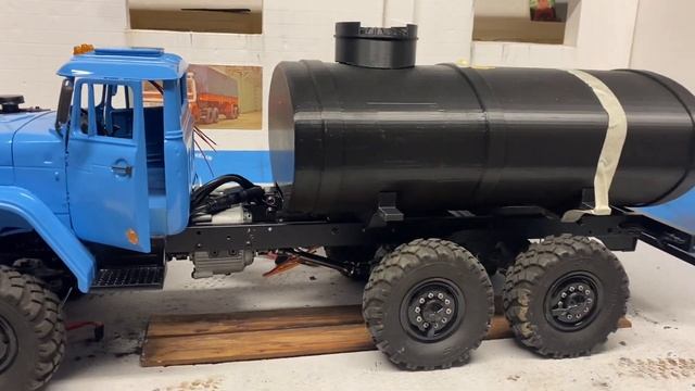 Урал ямз 238 1:12 Cross rc ural примеряю бочку, подсветка приборки смотреть онлайн