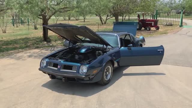 1975 Pontiac Firebird Trans-Am 400ci V8 смотреть онлайн