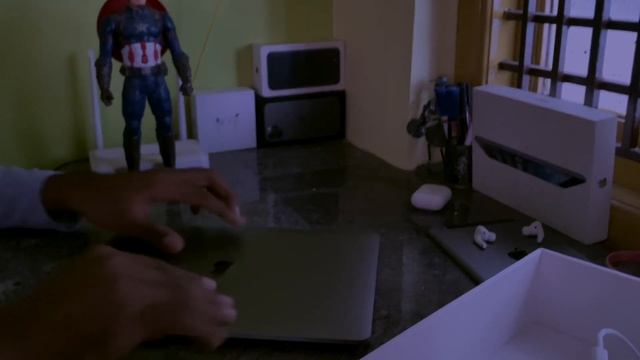 MacBook Air M1 space gray unboxing смотреть онлайн