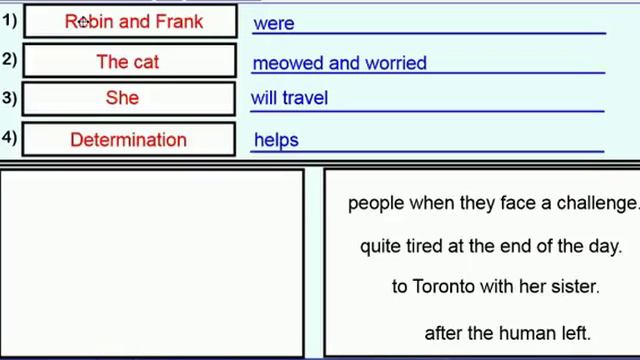 Complete sentences: The basic parts смотреть онлайн