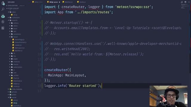 Live Coding With Level Up Tuts - Server Side Rendering with Meteor & React смотреть онлайн
