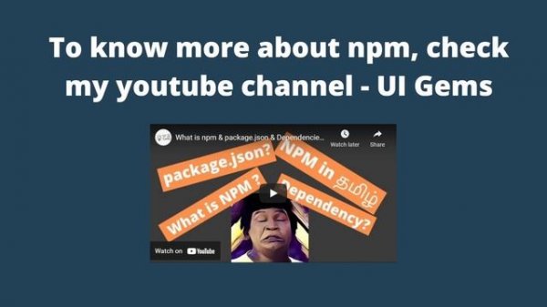 3) Angular-cli | Angular in Tamil