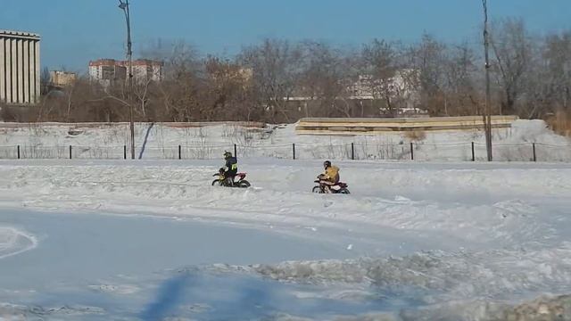Тренировка, Мотодром, Новосибирск (16.03.2018) - Андрей Черепанов, Никита Колябин... смотреть онлайн