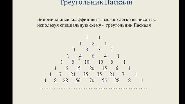 Бином Ньютона смотреть онлайн