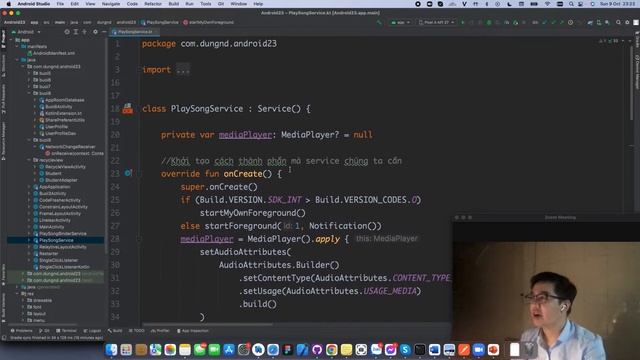 Android Kotlin - Buổi 9 (Tóm tắt) - Service, BroadcastReceiver, Firebase cơ bản смотреть онлайн