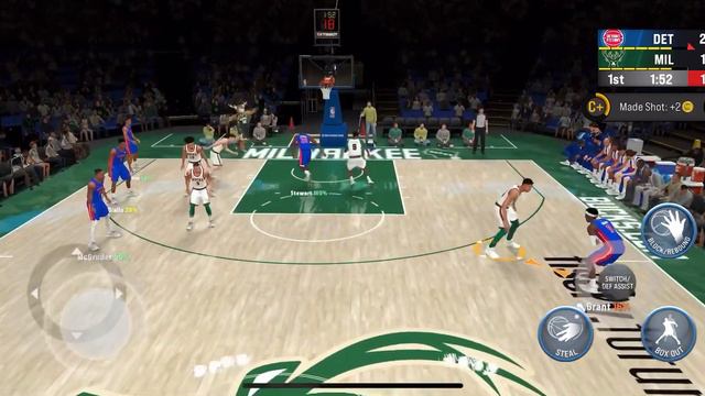 NBA 2K22 MOBILE GIANNIS BUILD IS UNSTOPPABLE Best FOWARD IN THE GAME😱🔥/VC GLITCH AND BADGE GLITCH смотреть онлайн