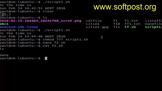 How to execute a shell script in Debian смотреть онлайн
