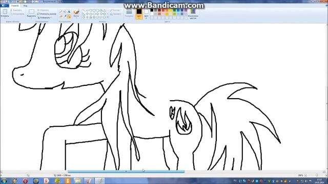 я рисую пегаса @_@ смотреть онлайн