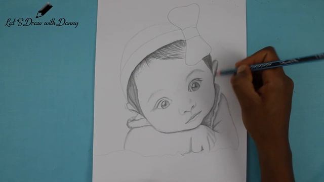 How to draw baby face for Beginners / EASY WAY TO DRAW A REALISTIC BABY FACE How to draw a BABY GIR смотреть онлайн