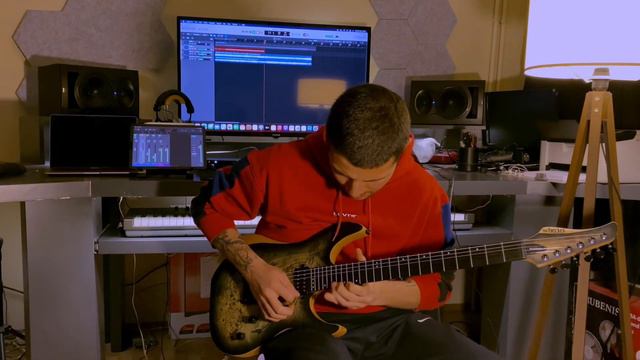 Obsidious - Iconic (guitar solo cover) смотреть онлайн