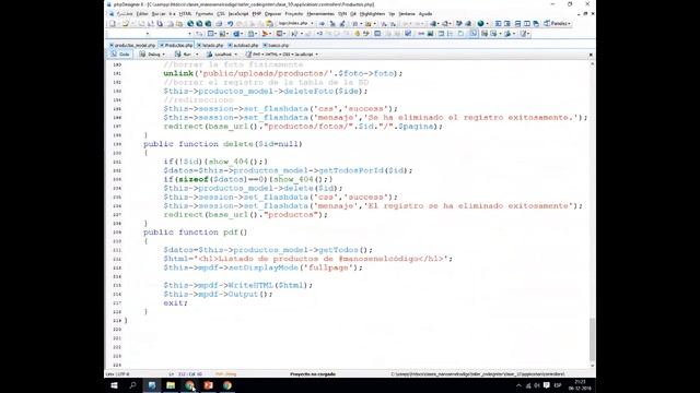 Clase 10 Taller Práctico de Codeigniter. Creación reporte PDF desde MySQL смотреть онлайн