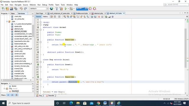 php oopoverriden,final,abstract,privatedata смотреть онлайн