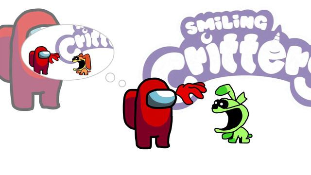 Mini Crewmate Kills DogDay And CraftyCorn In Smiling Critters | Among Us