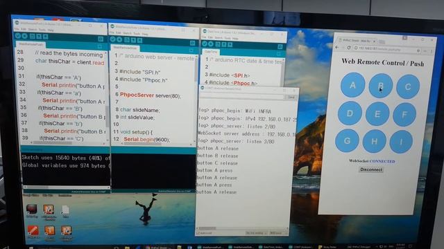 Arduino Websocket смотреть онлайн
