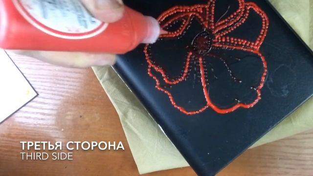 Decor tea can. Dot painting. Декор банки из под чая. Точечная роспись.