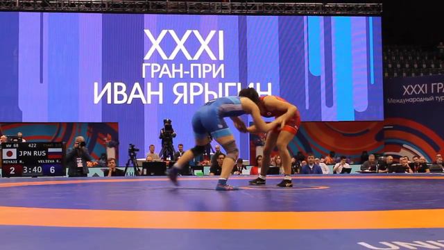 68 кг Финал Рин Мияхи Япония – Ханум Велиева Россия, Красноярский край смотреть онлайн