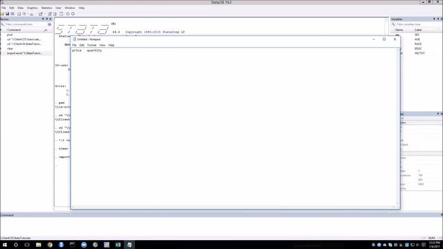 Data Importing and Exporting in Stata смотреть онлайн