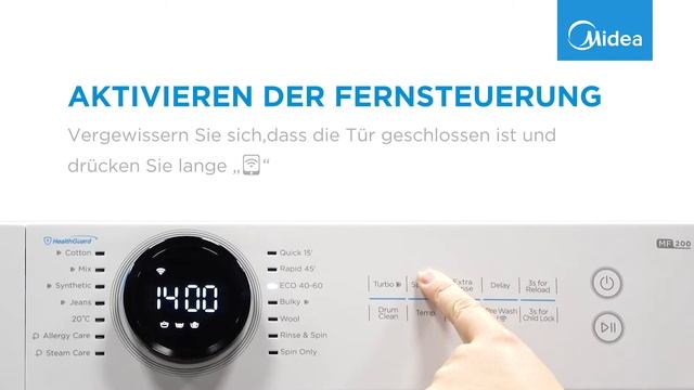 Midea Lunar IoT | Wie verbinde ich meine MF200 Waschmaschine mit der MSmartHome App? смотреть онлайн