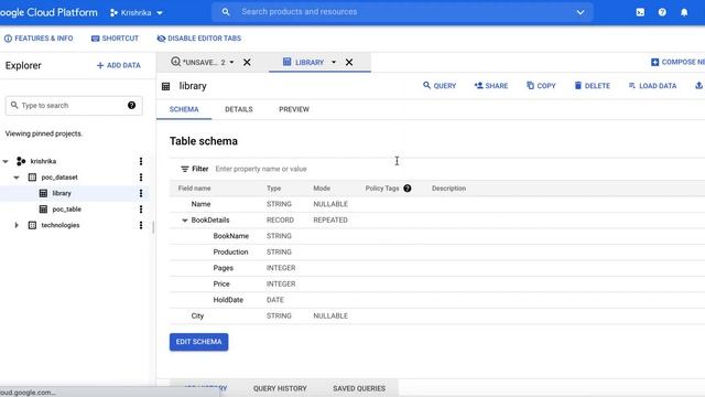 BigQuery Nested and Repeated Fields - Live Example смотреть онлайн
