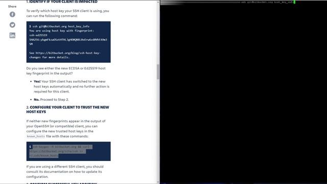 HOW TO FIX ATLASSIAN BITBUCKET SSH HOST KEYS смотреть онлайн