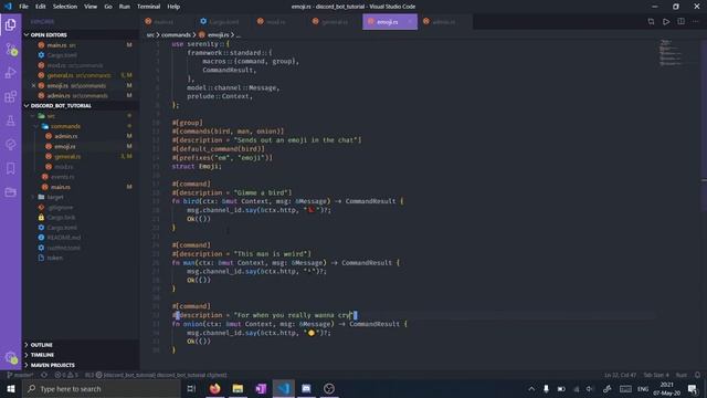 Help Command - Discord Bot in Rust - Part 8 смотреть онлайн