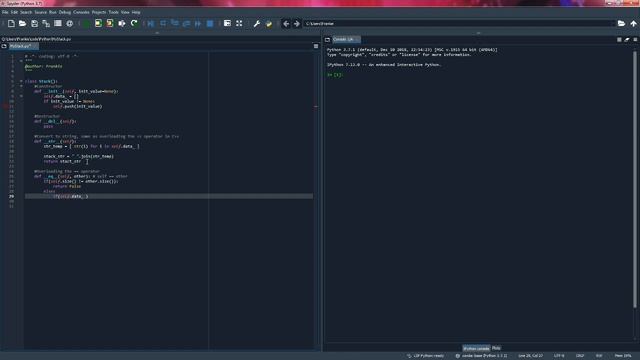Python Stack Class смотреть онлайн